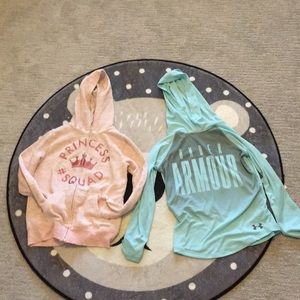 7/8 under armor and children’s place sweatshirts.